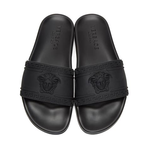 versace men's medusa slides|versace medusa platform pumps.